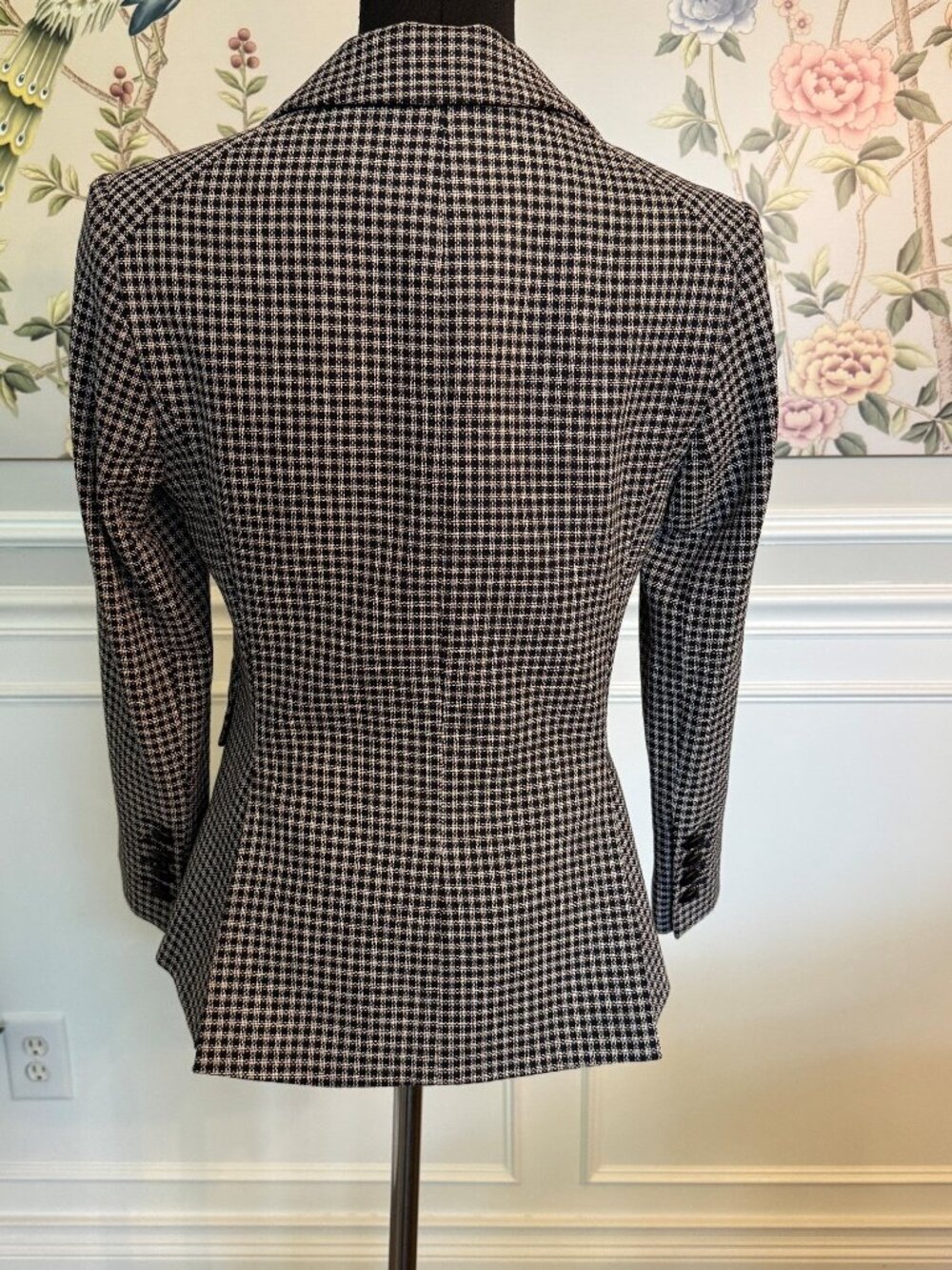 Veronica Beard Schoolboy Houndstooth Blazer Size 0 XS EUC No flaws - Picture 3 of 8